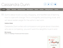 Tablet Screenshot of cassandradunn.com